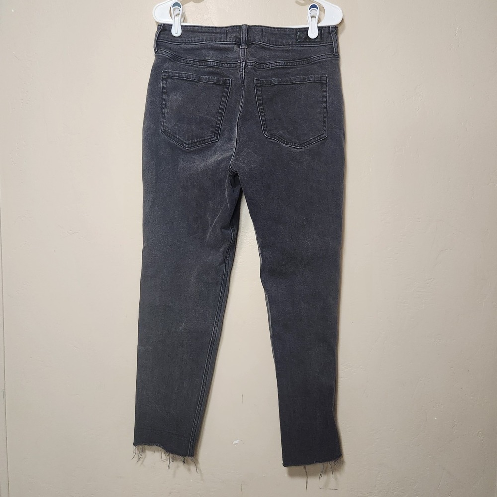 Hollister Ultra High-Rise Mom Jean Black Womens Size 12L W31 Long‎ - Picture 4 of 6